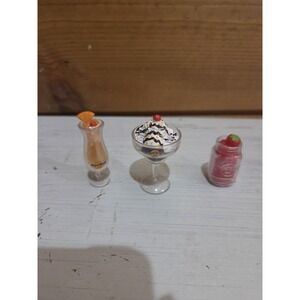 Zuru Hard Rock Cafe Drink Lot Of 3 Miniatures